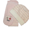 iDO baby setje warm en zachte muts en sjaal-roze