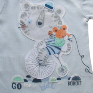 Alternative view of Boboli baby box pakje - Licht blauw - korte mouwen