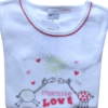 Mirtillo meisjes t-shirt -wit
