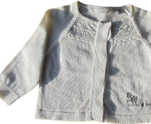 Losan baby trui -wit-figureel.com