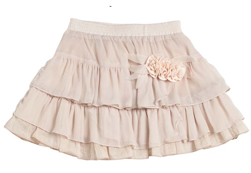 iDO meisjes feest rok-beige