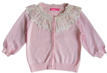 Meisjes roze vest.