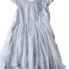 Meisjes communie jurk-braids meisjes jurk-wit