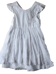 Meisjes communie jurk-braids meisjes jurk-wit