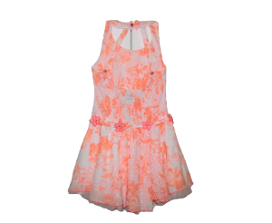 Ariana Dee Meisjes Feest Jurk - Coral