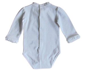 Alternative view of Mayoral baby romper met lange mouw-off white