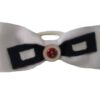 Meisjes haarband-feest-wit/blauw